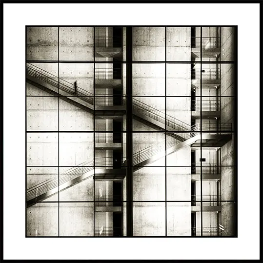Abstrakt Stairs Poster