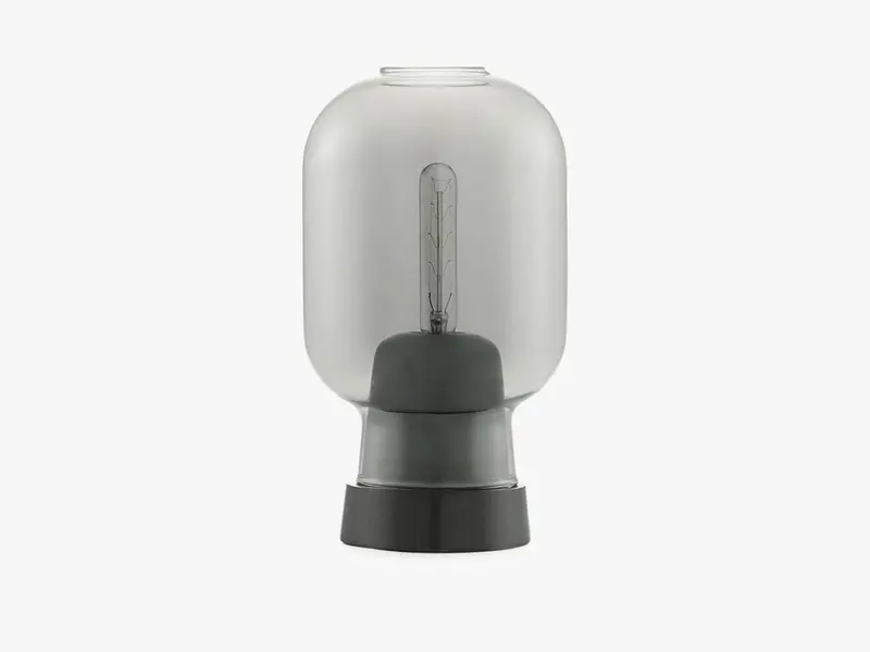 Amp Table Lamp, smoke/black