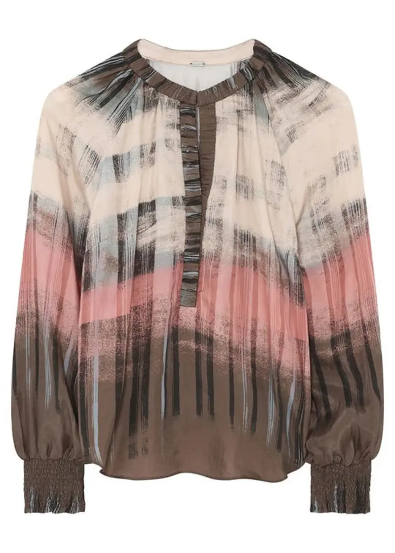 Annsofie - Blouse - Rust/Ivory - Gustav