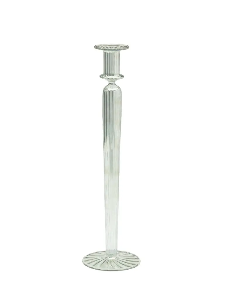 Athena glas lysestage