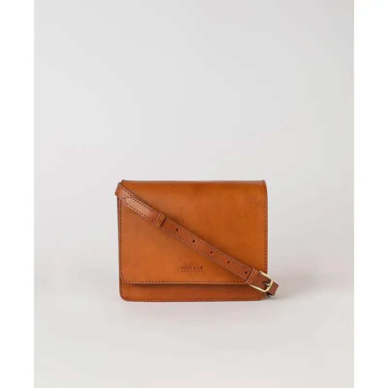 Audrey Mini Classic Leather Cognac