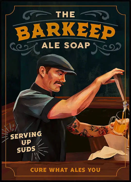 Barkeep Soap Plakat