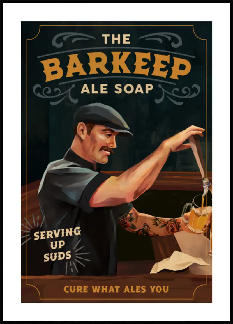 Barkeep Soap Poster