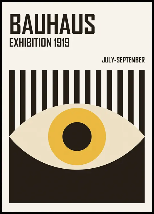 Bauhaus Eye Plakat