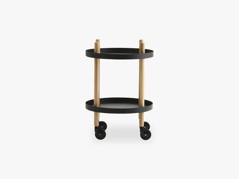 Block Table Ø45, Black