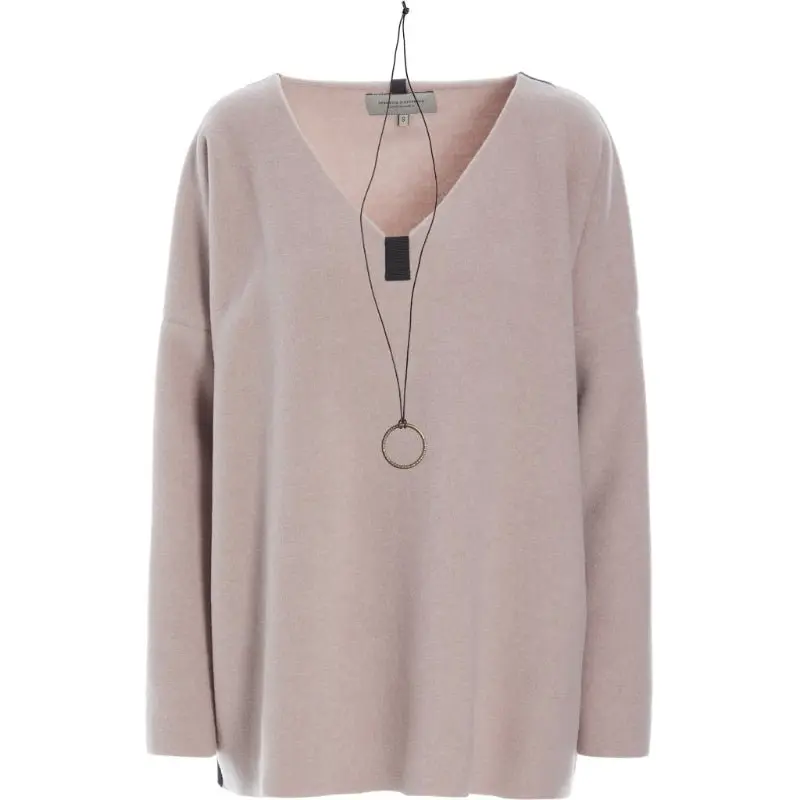 Bluse - Kit - V-hals - Nude