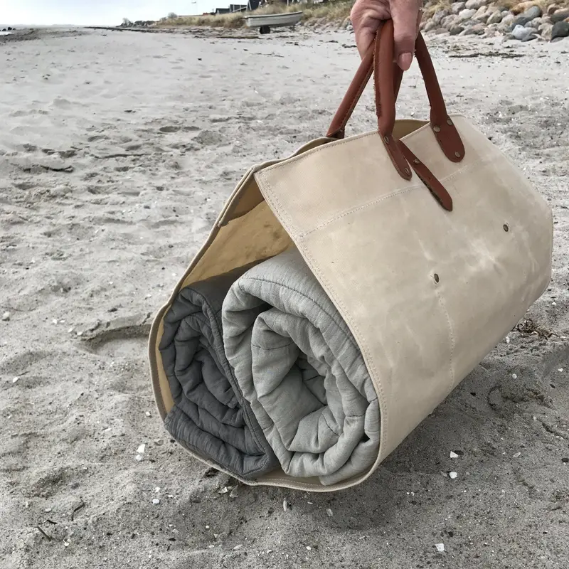 Brændetaske  - Sand