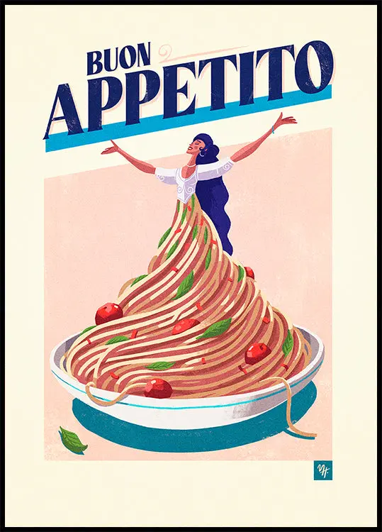 Buon Appettito Plakat