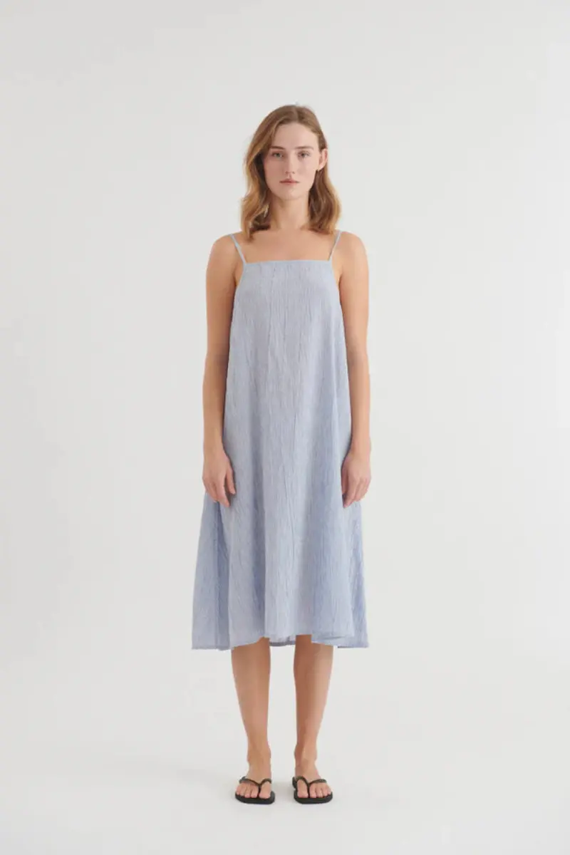Carol Strap Dress - Riviera - Basic Apparel