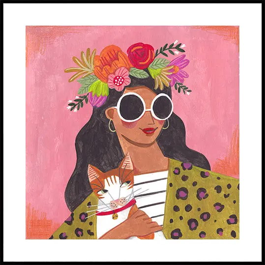 Cat lady Plakat
