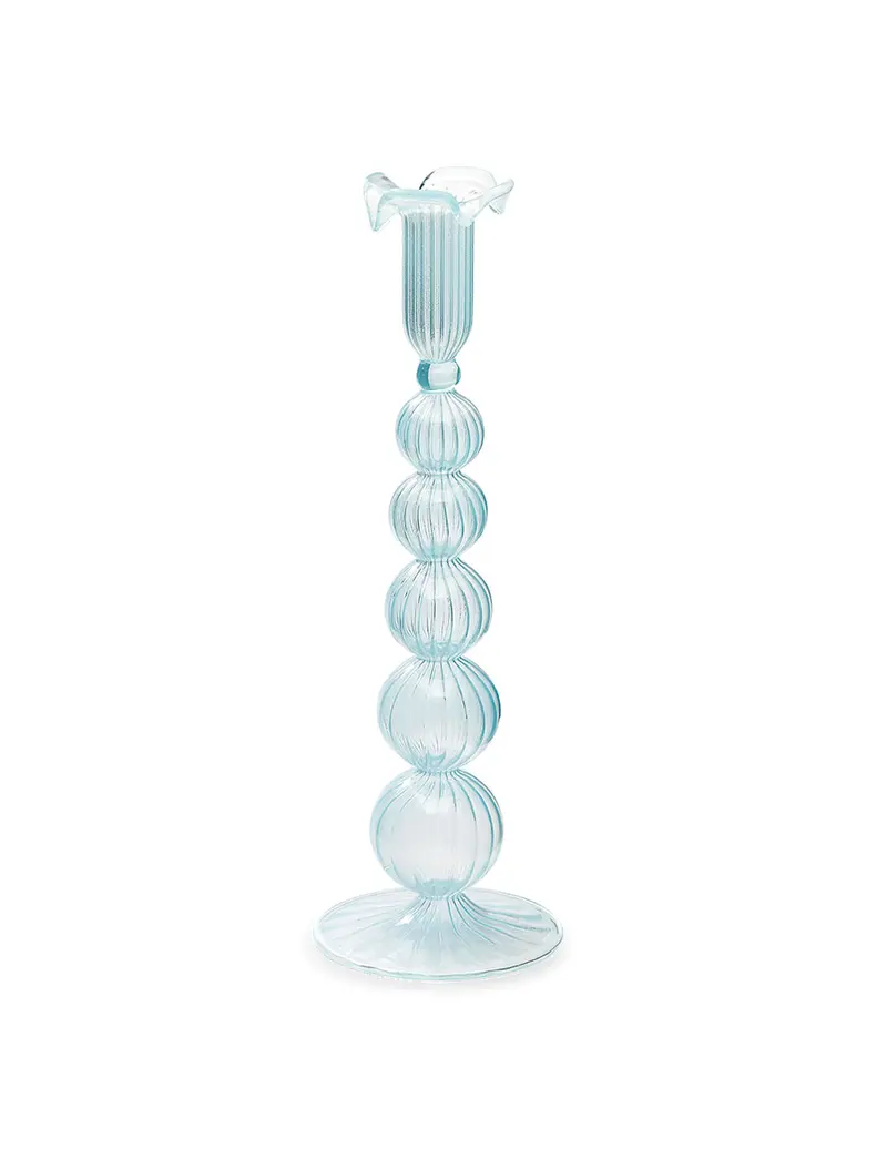 Cloudy glas lysestage