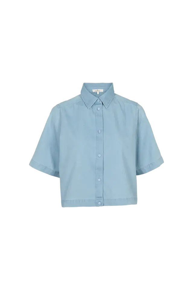 Cody SS Shirt - Light Wash - Basic Apparel