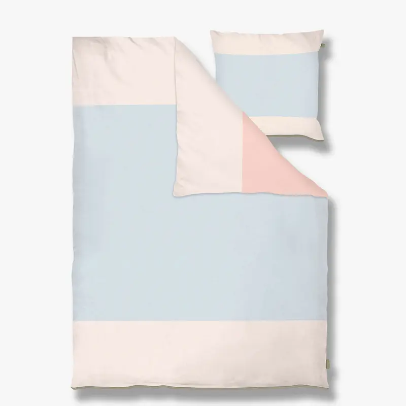 COLORE sengesæt, Light blue