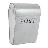 Design Postkasse - Galvaniseret