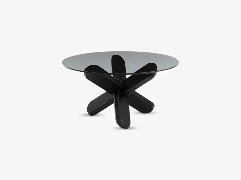 Ding Table, Smoke/Black
