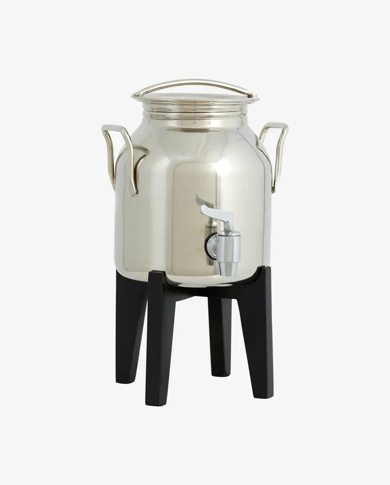 FATALI oliedispenser i rustfrit stål - 2 ltr - grå/sort