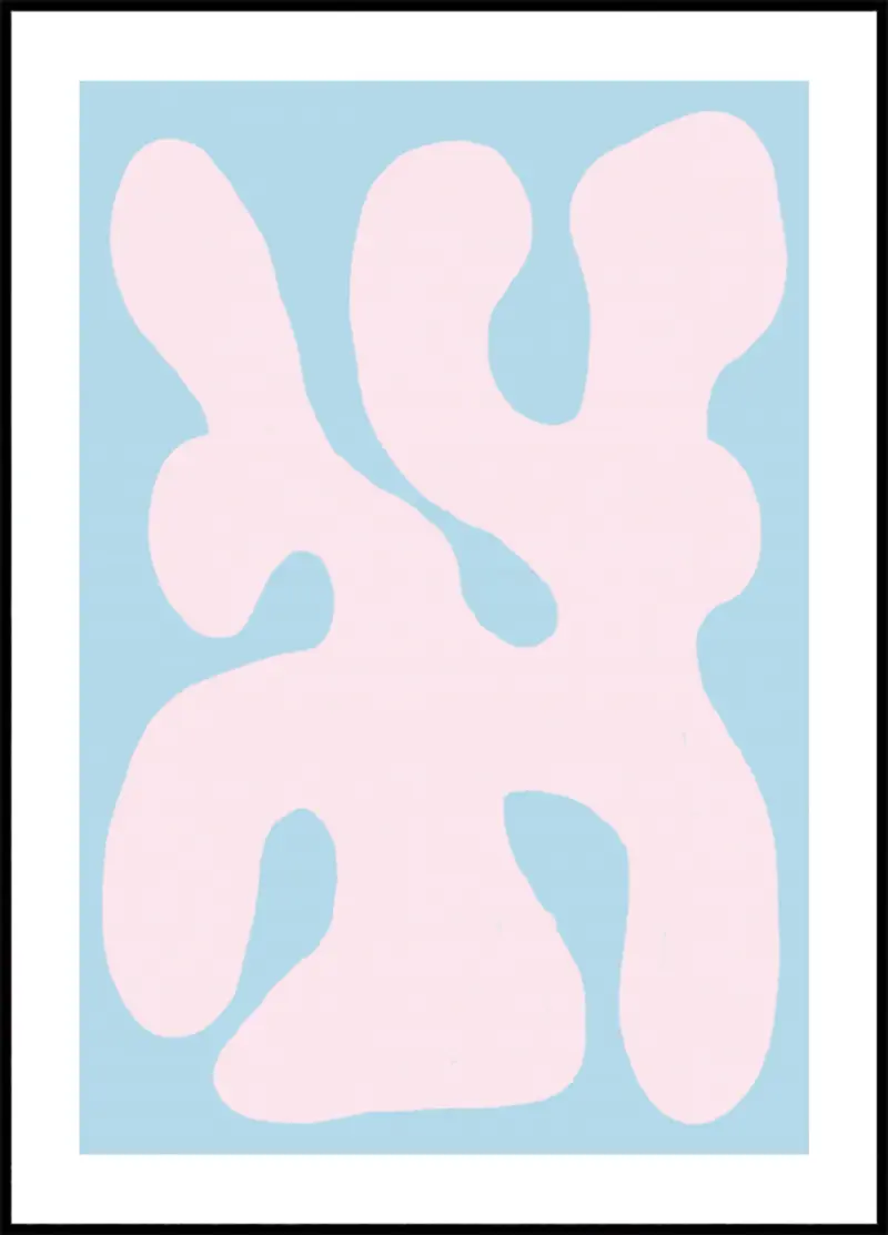 Fluid Pastel Organic Shape