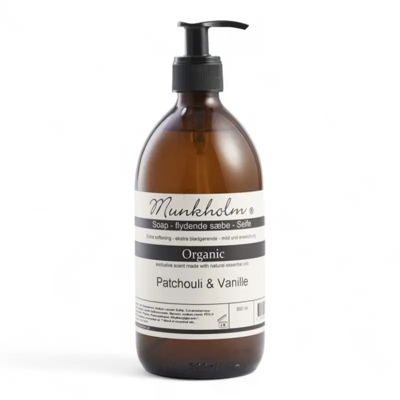 Flydende sæbe, Organic - Patchouli & Vanille