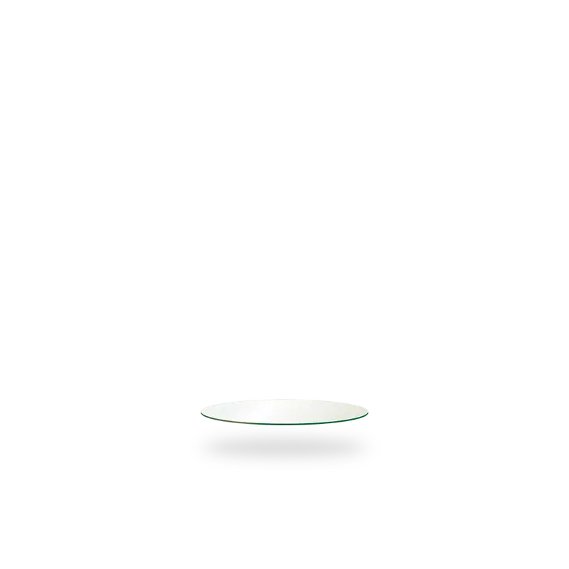 Glass top Ø60 cm