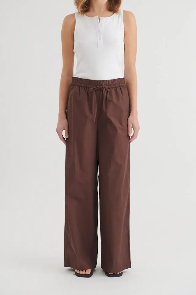 Ida Pants - Chicory Coffee - Basic Apparel