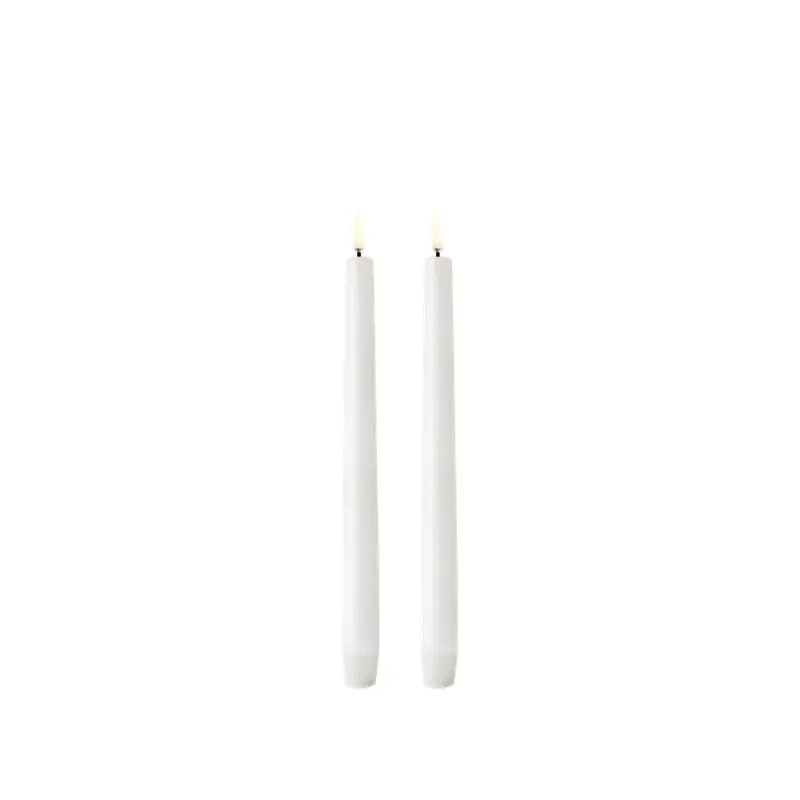 LED Kronelys - 25 cm