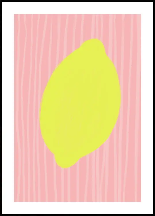 Lemon Glow Plakat