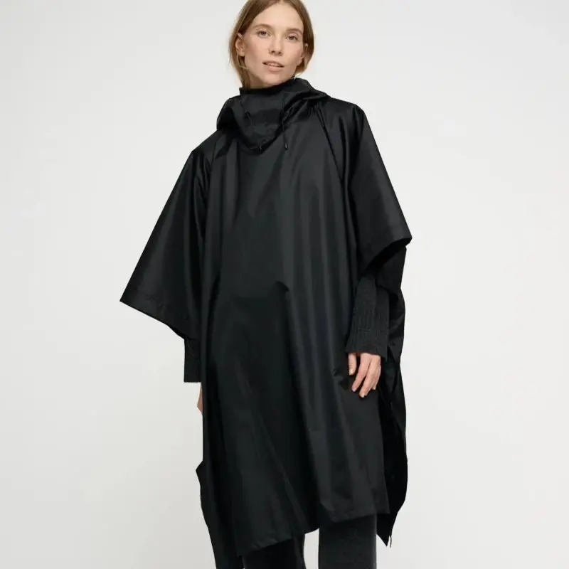 Let it rain poncho - Black