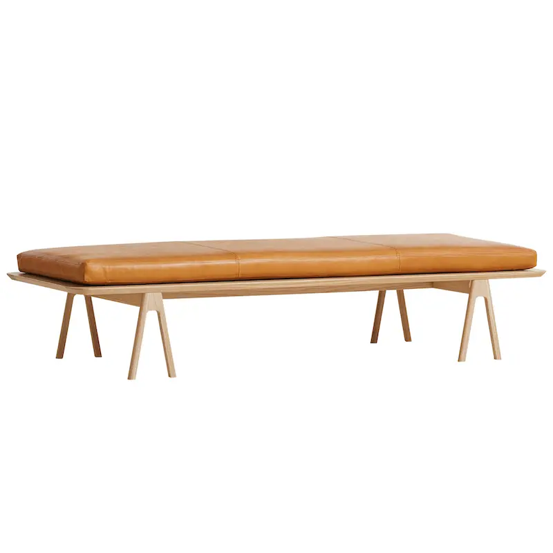 Level Daybed i træ/læder WOUD