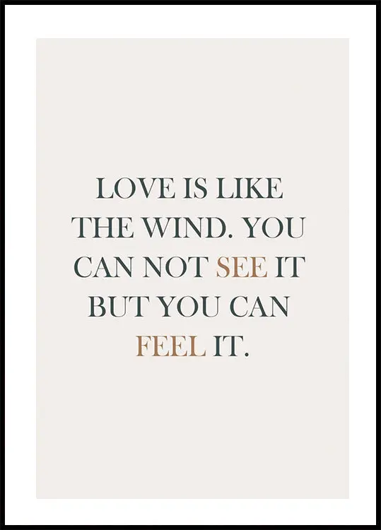 Like The Wind Plakat