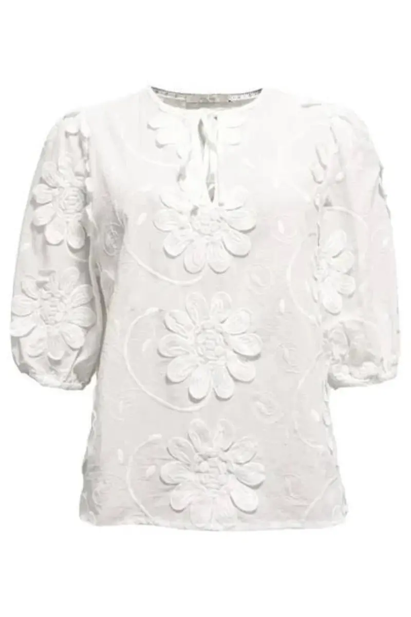 Litty Blouse - White - Costamani