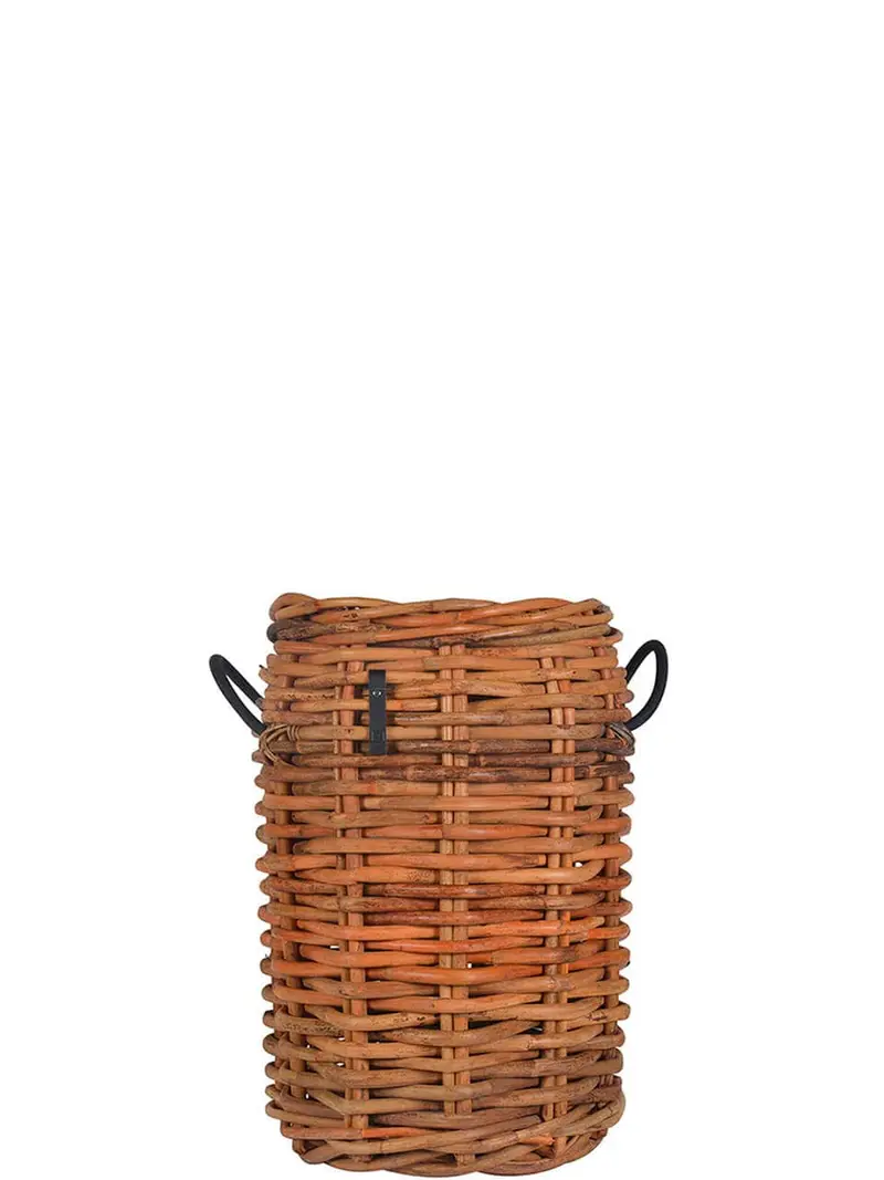 Maxi Rund Rattankurv