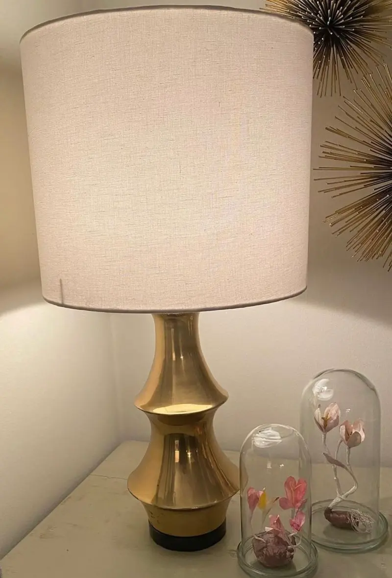 Messinglampe