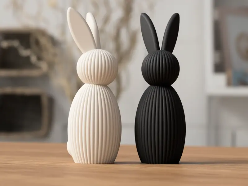 Minimalistisk Påskehare - 17 cm