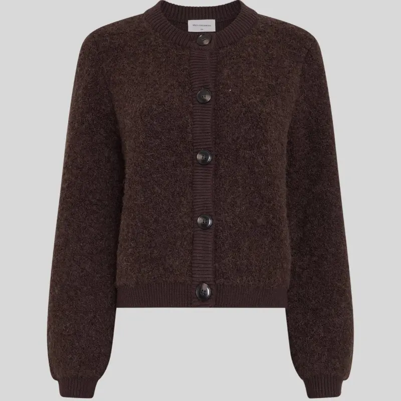 nerida cardigan - dark brown