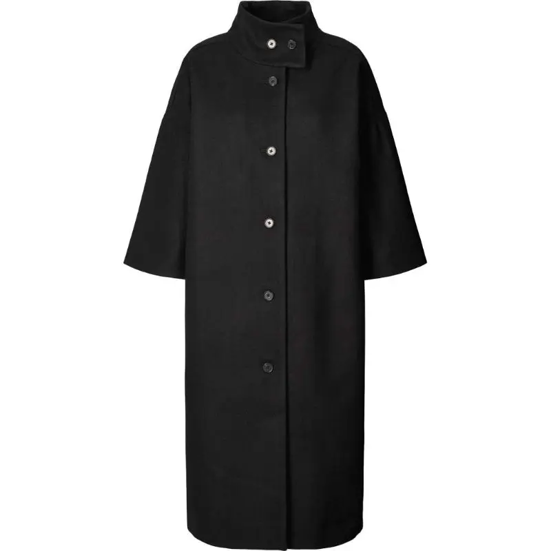 Nete Coat - Black wool