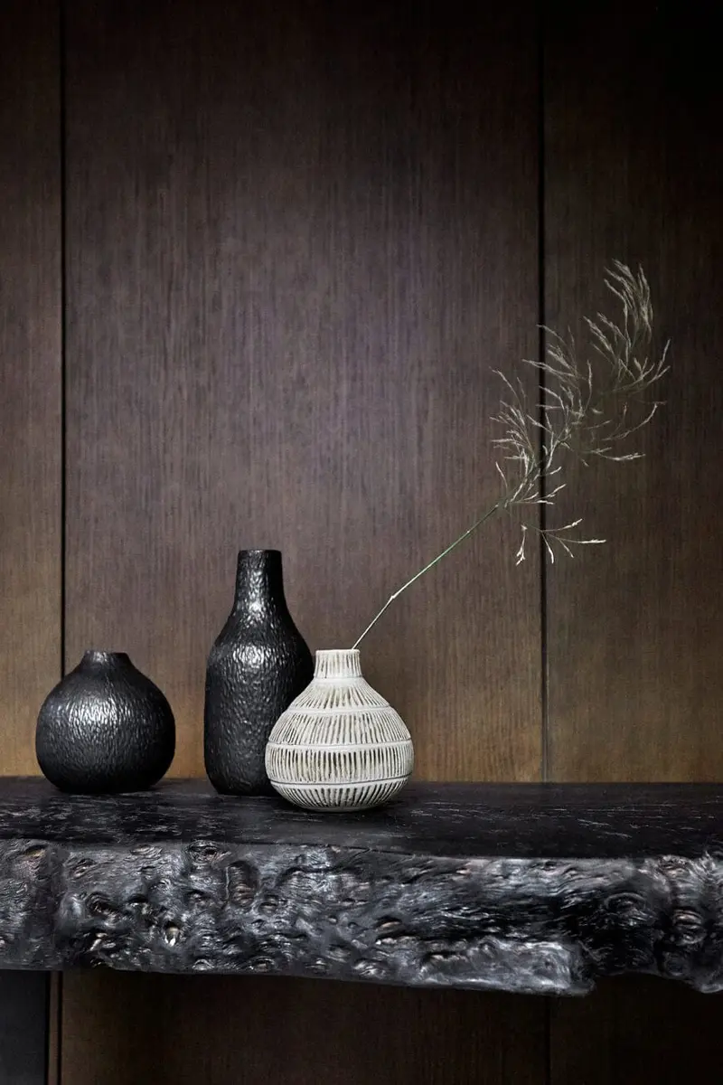 Nora - Vase, antracit grå