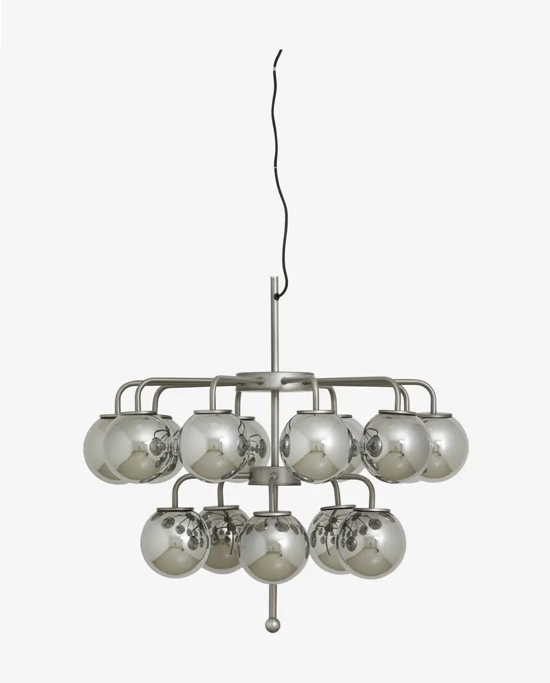 PALMA lysekrone - metallic
