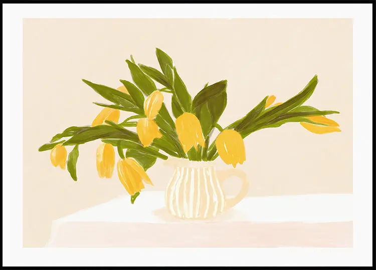 Pandcyellowtulips Copy Poster