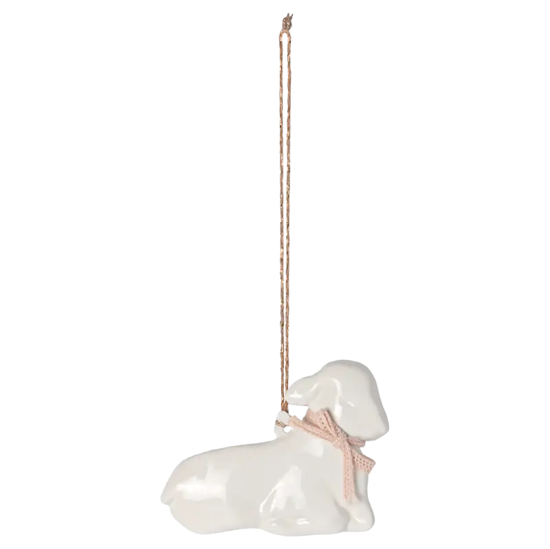 Påskelam ophæng - Pudder