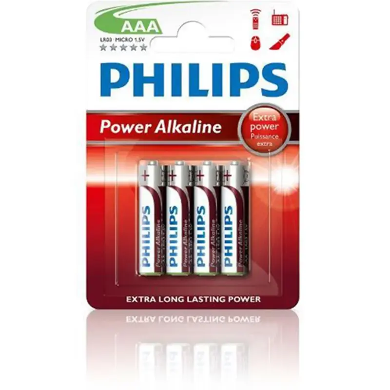 PHILIPS BATTERI "AAA" 4-PAK