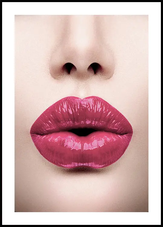 Pink Lips Plakat