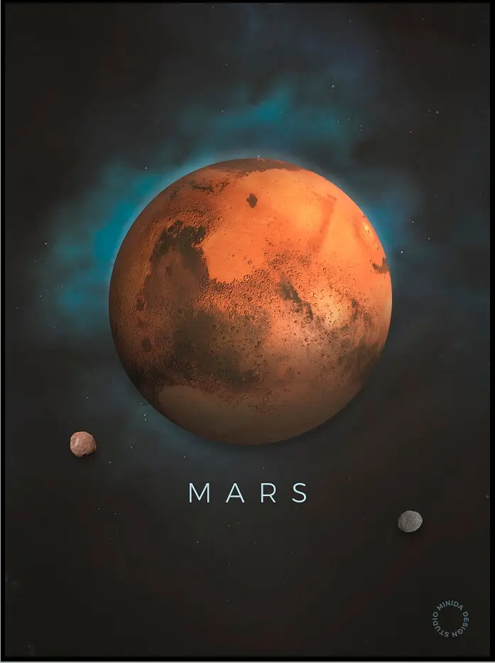 Plakat - Mars - Minida