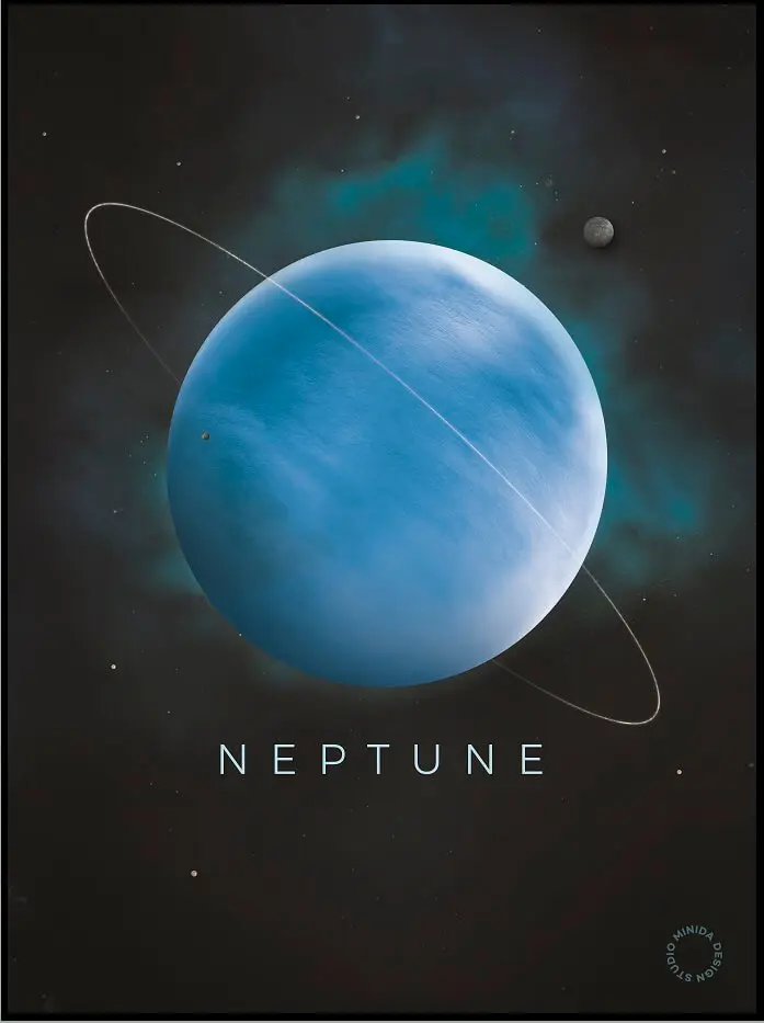 Plakat - Neptune - Minida