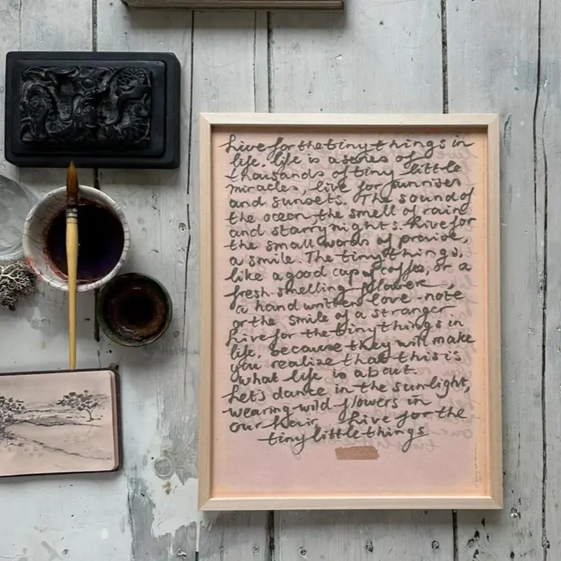 Plakat 'Tiny Little Things' 30x40 cm