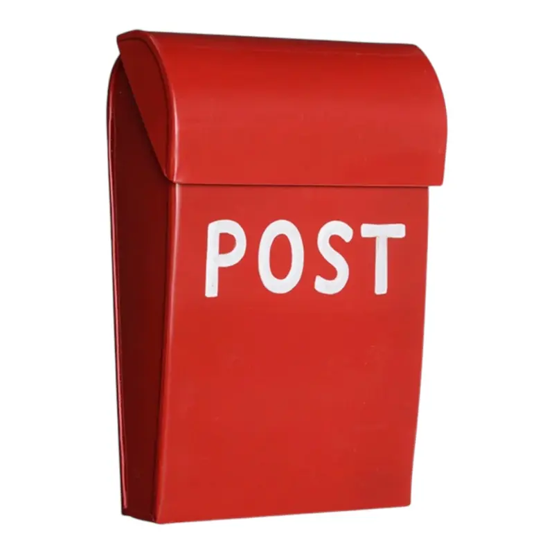 Postkasse - Rød - 2 Størrelser