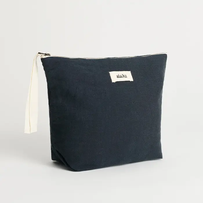 Pouch Linen | Navy