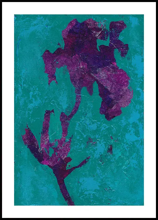 Purple Iris Plakat
