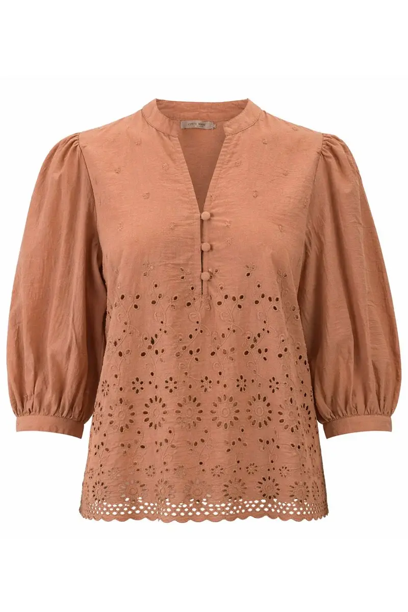 Sand Blouse - Hazelnut - Costamani