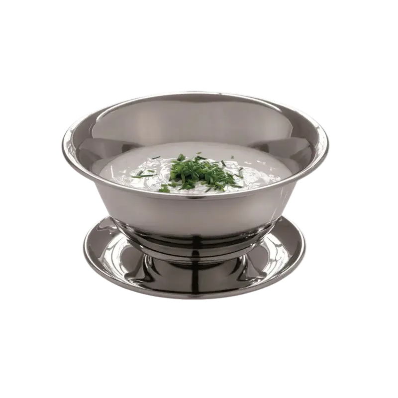 Saucekande, rustfri stål 500ml.
