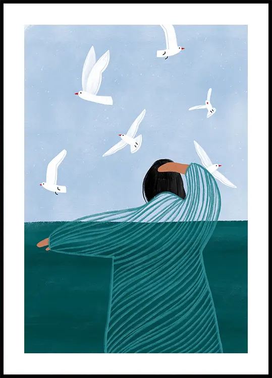 Seaside Serenity Plakat